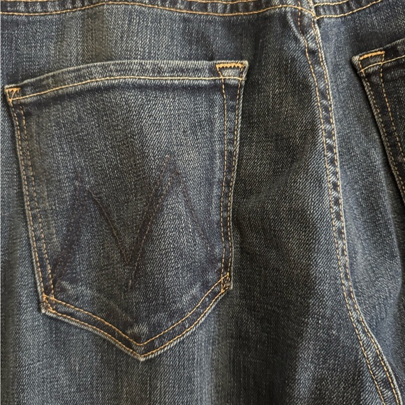 MOTHER Blue Flare Wide Leg Jeans - Picture 2 of 7